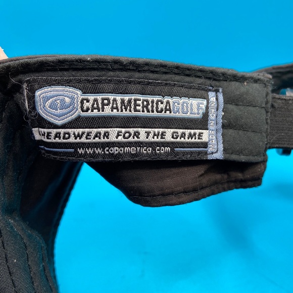 Great American Cookies Employee Black Adjustable Capamerica Visor Hat Cap. EUC - Picture 6 of 7